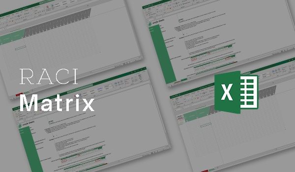 RACI Matrix Excel template for defining project roles.