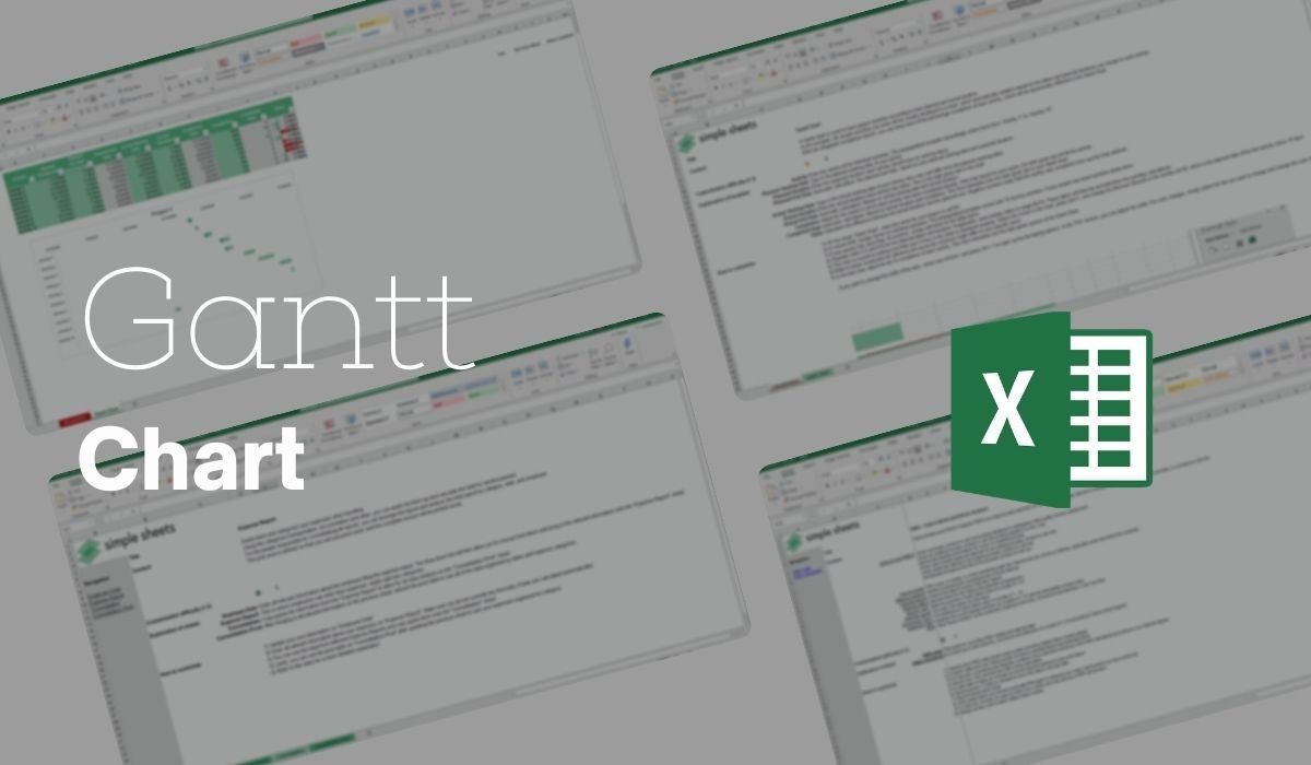 Gantt Chart Excel template for project timeline.