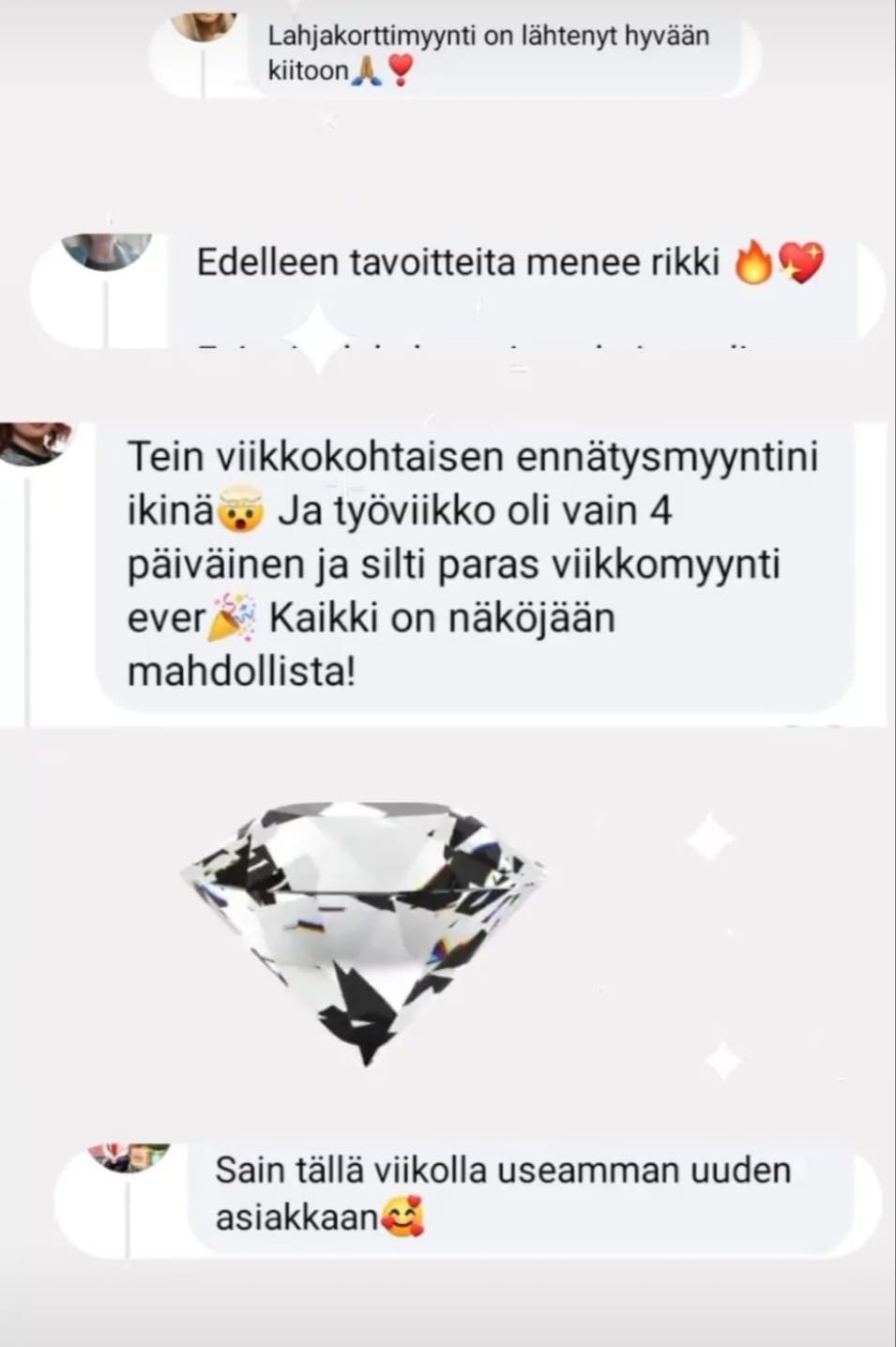 kuva palautteesta