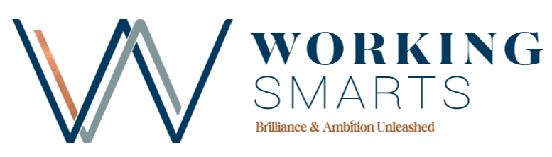 WorkingSmarts logo with tagline: Brilliance & Ambition Unleashed