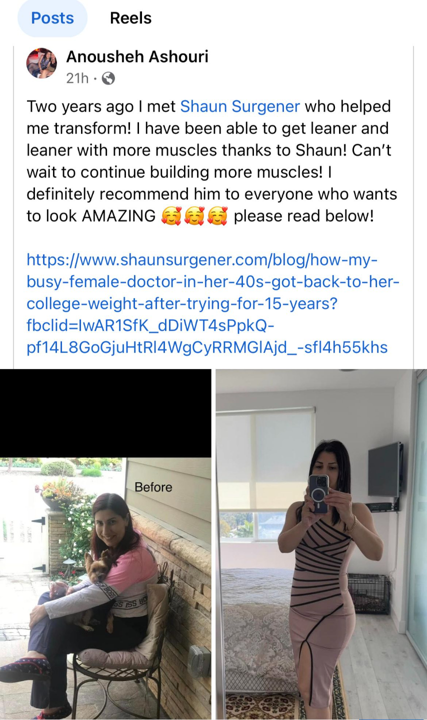 Dr. Anousheh Ashouri’s 6-Month Weight Loss Transformation – Before and After