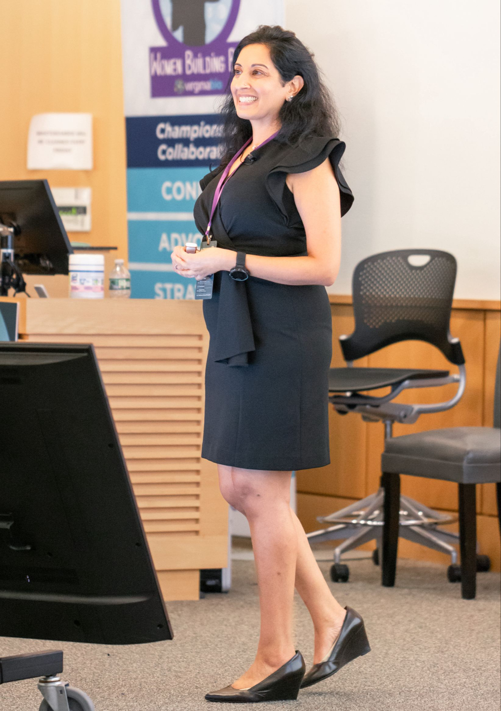 Sheetal Ajmani MD Delivering a Keynote Presentation