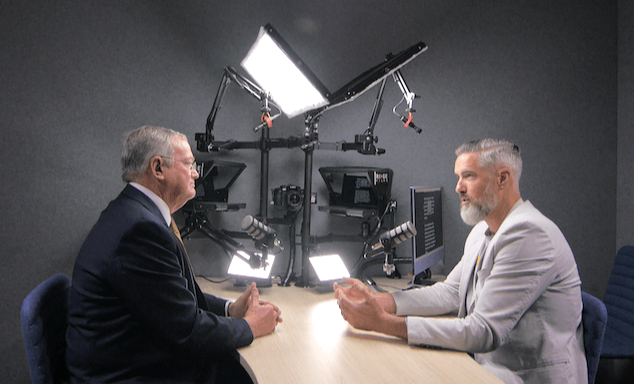 Two people recorded on separate cameras in one Multicam take
