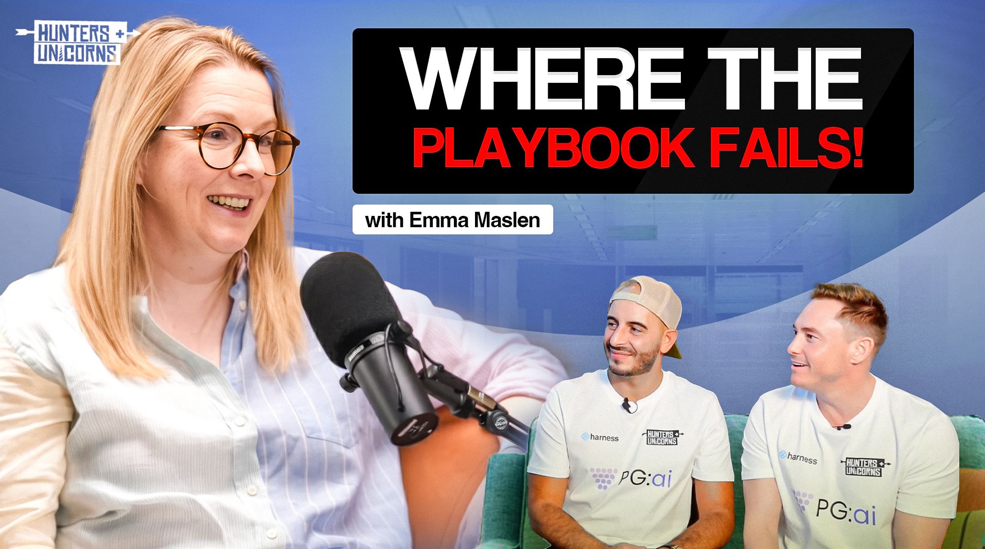 Hunters & Unicorn youtube thumbnail featuring inspire'm CEO Emma Maslen