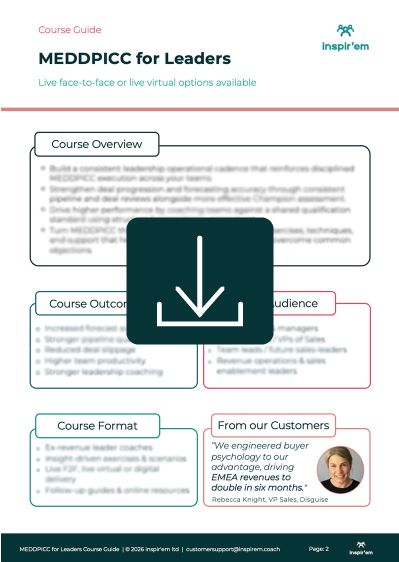 inspir'em | Pipeline Generation Planning Course Guide