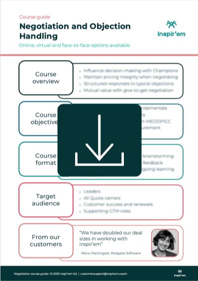 inspir'em | Negotiation & Objection Handling Masterclass Guide