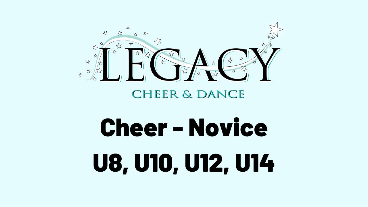Novice Cheer Divisions (excluding Tiny)