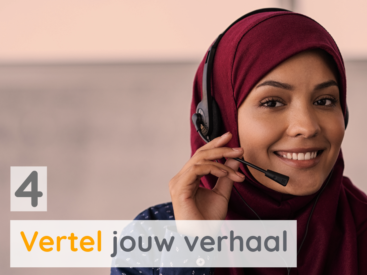 stap 4 uit het Opstap programma voor inburgeraars. Door Rob Houdijk van het flow college bij start de flow .    