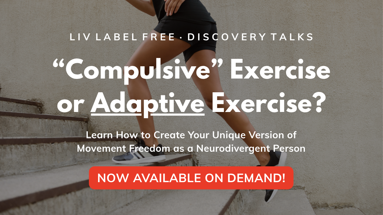 “Compulsive” Exercise or Adaptive Exercise? Discovery Talk!