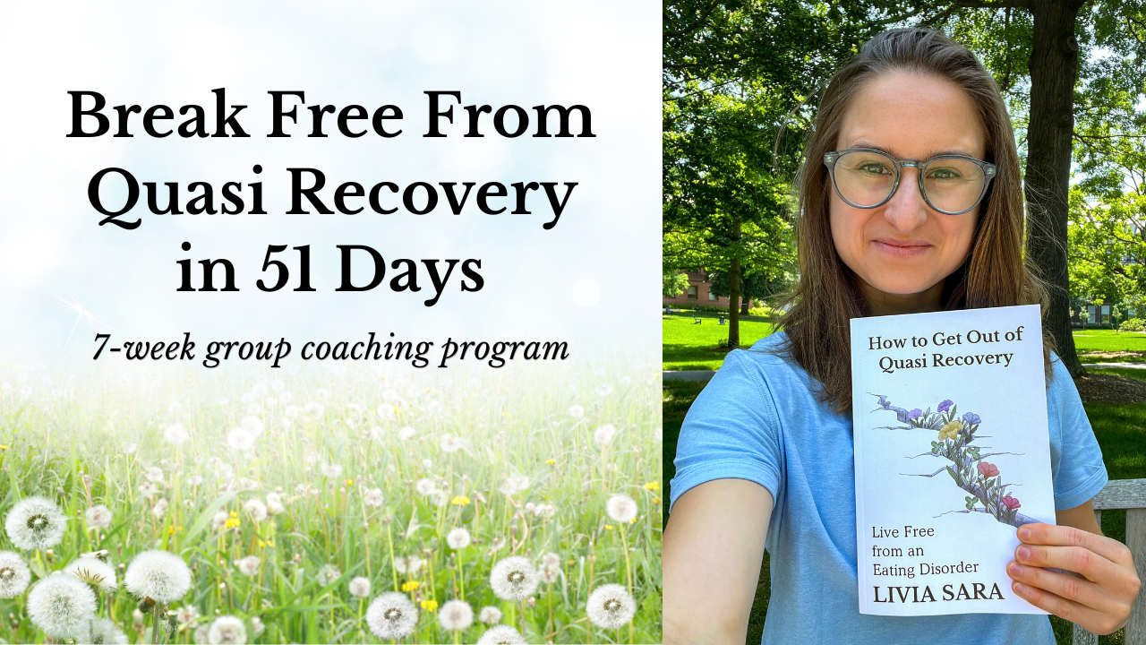 51 Days to Freedom How to Get Out of Quasi Recovery Group Coaching Program