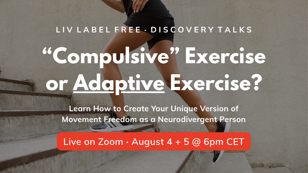 “Compulsive” Exercise or Adaptive Exercise? Discovery Talk!