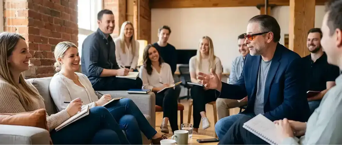 Consultoria.uno o uno de sus representantes en los medios de comunicación, televisión y dando conferencias sobre cómo conseguir más clientes