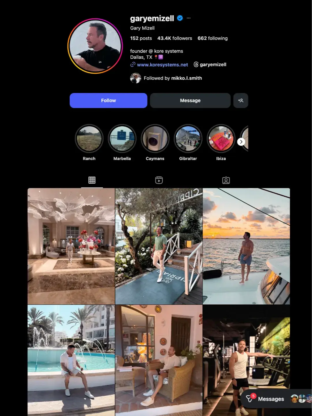 Instagram results screenshot 1