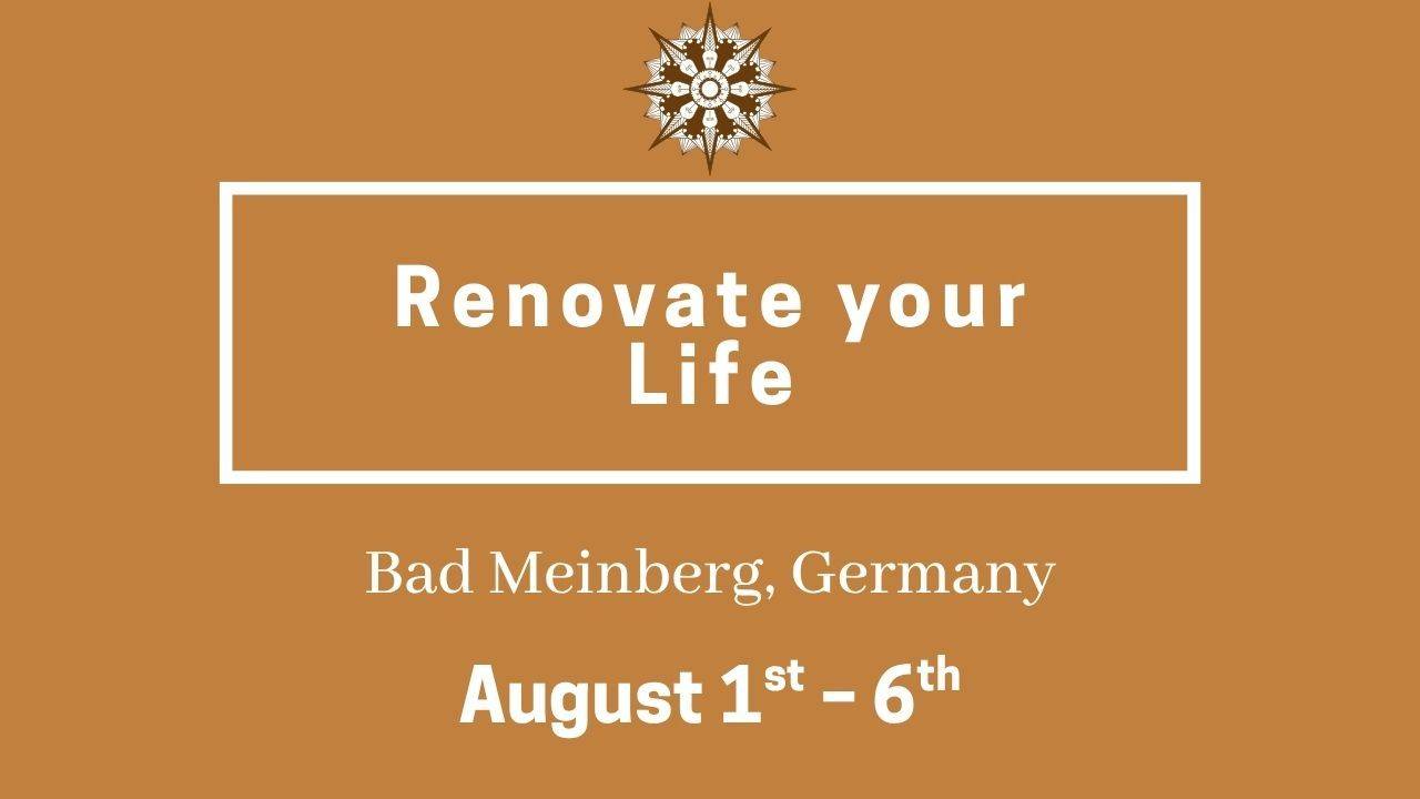 Renovate your Life
