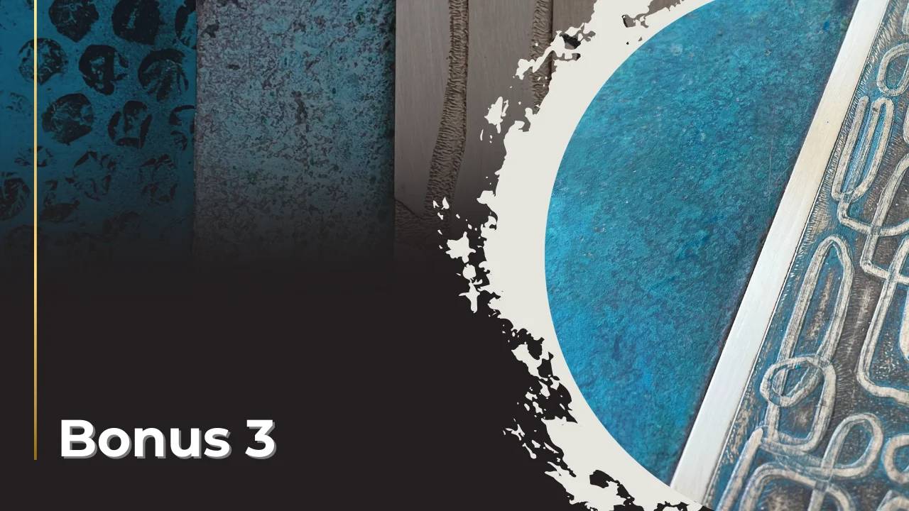 matte resin vintage metal art course bonus module cover