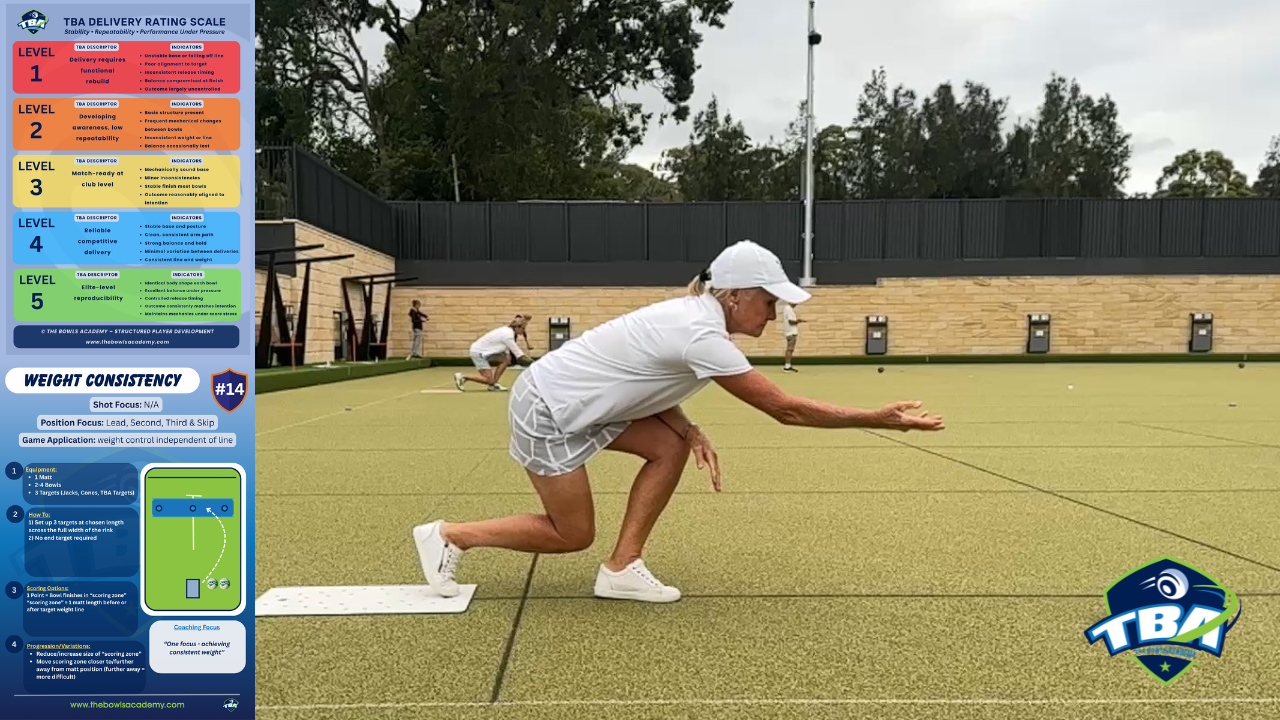 Lawn bowls delivery analysis