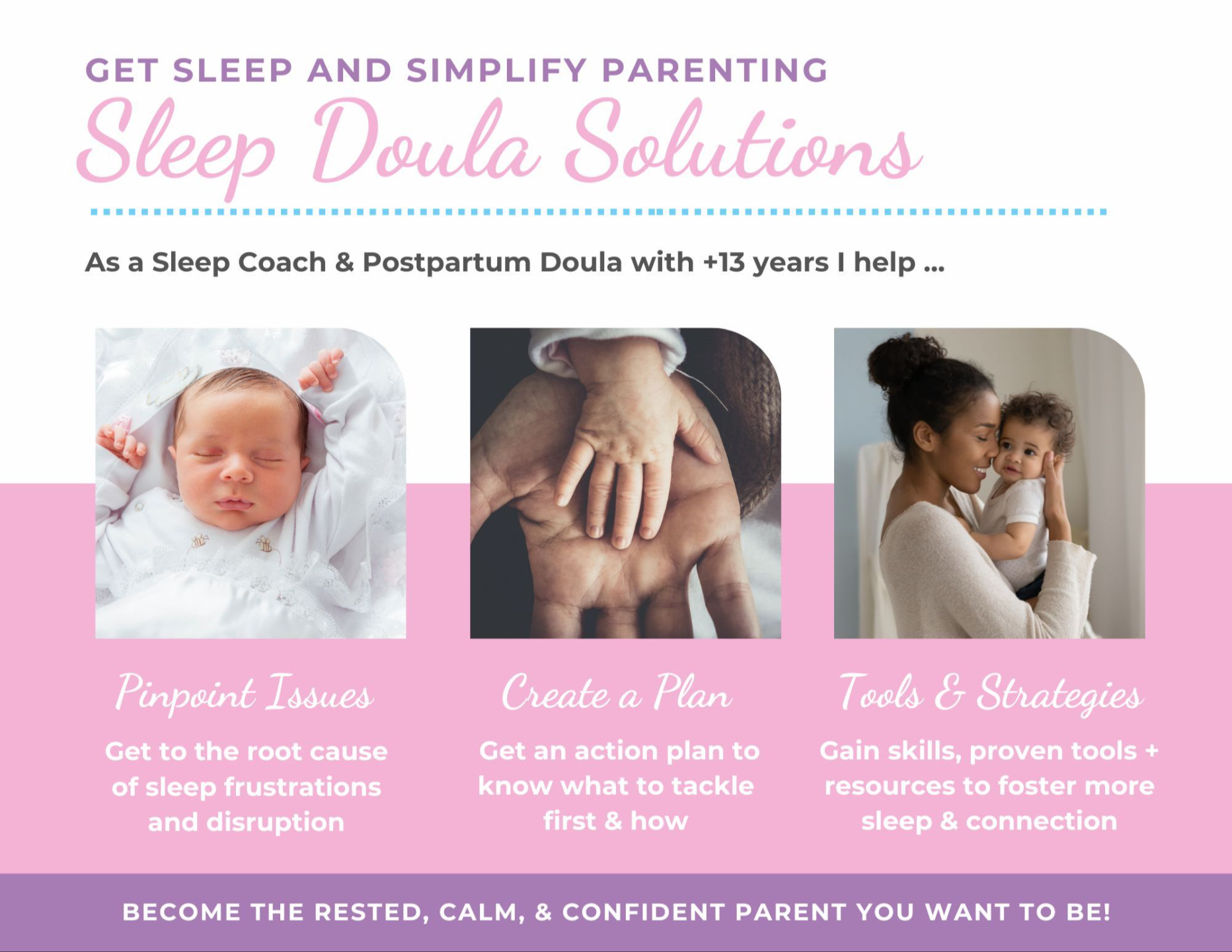Raleigh NC sleep consultant offering virtual and in-home support for families