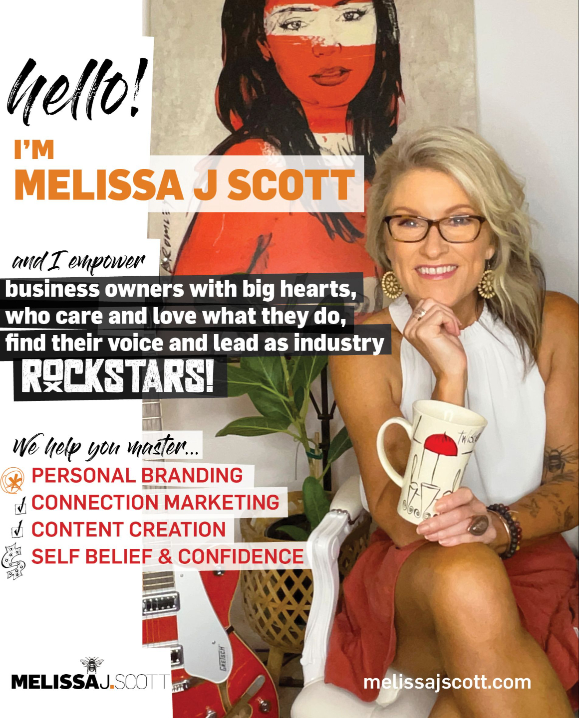 Melissa J Scott, Content Creator, Rockstar Content Creator, Marketing Coach, Personal Branding, Marketing Strategy, Business Plan