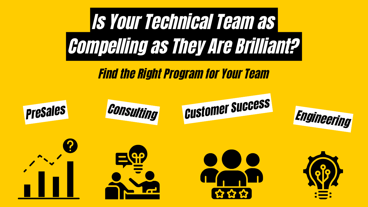 Are your technical team as compelling as they are brilliant?