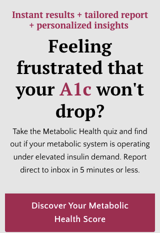 Metabolic Health Score quiz - instant results and tailored report