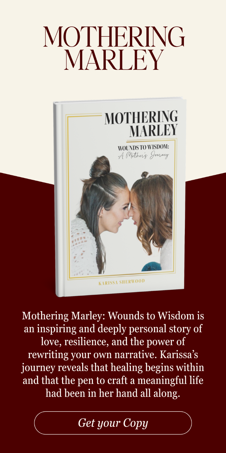 Mothering Marley: Wounds to Wisdom is an inspiring and deeply personal story of love, resilience, and the power of rewriting your own narrative. Karissa’s journey reveals that healing begins within and that the pen to craft a meaningful life had been in her hand all along.