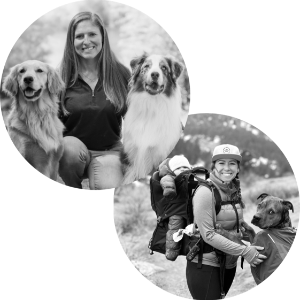Charlotte dog trainers and blog authors Katrina and Emily