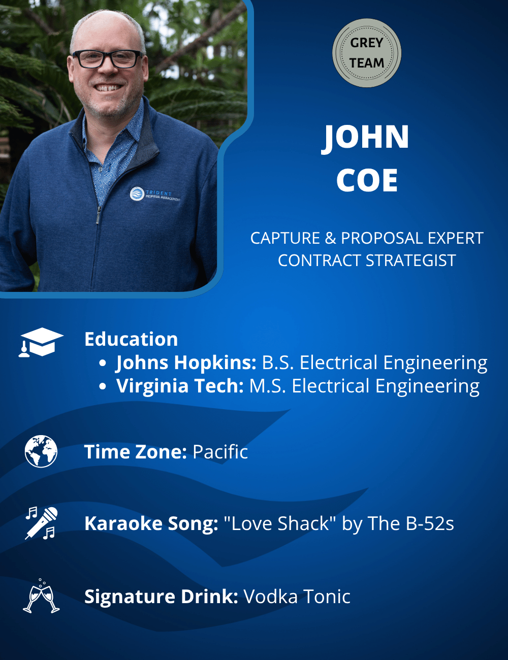 Photo of John Coe, a Capture and Proposal Expert at Trident Proposal Management