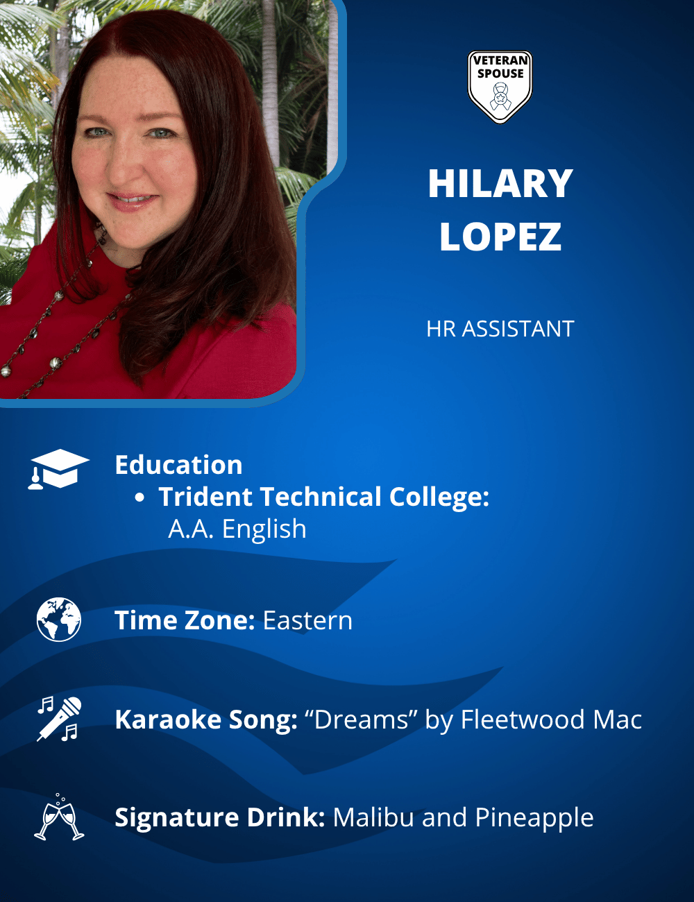 Photo of Hilary Lopez, Executive Assistant at Trident Proposal Management