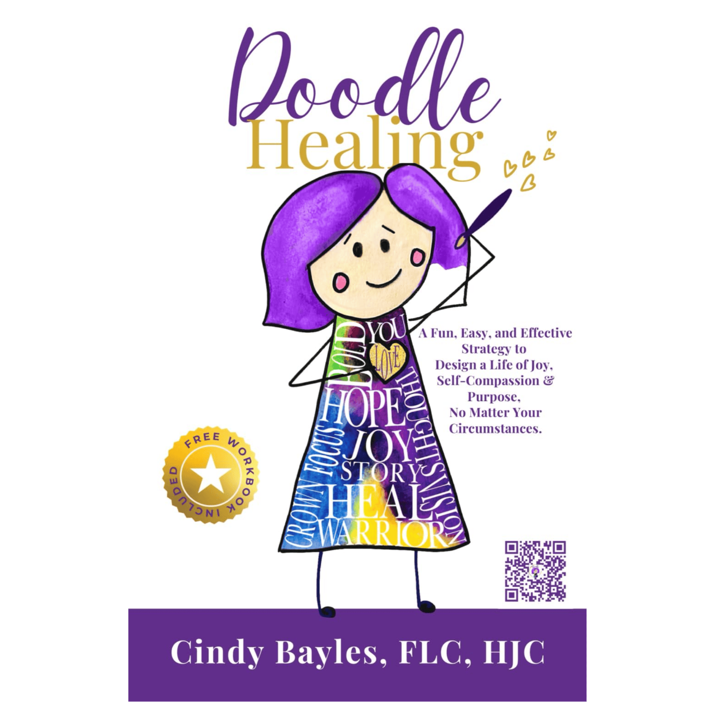 Cindy Bayles, a passionate advocate for women to create purposeful lives through her book "Doodle Healing."