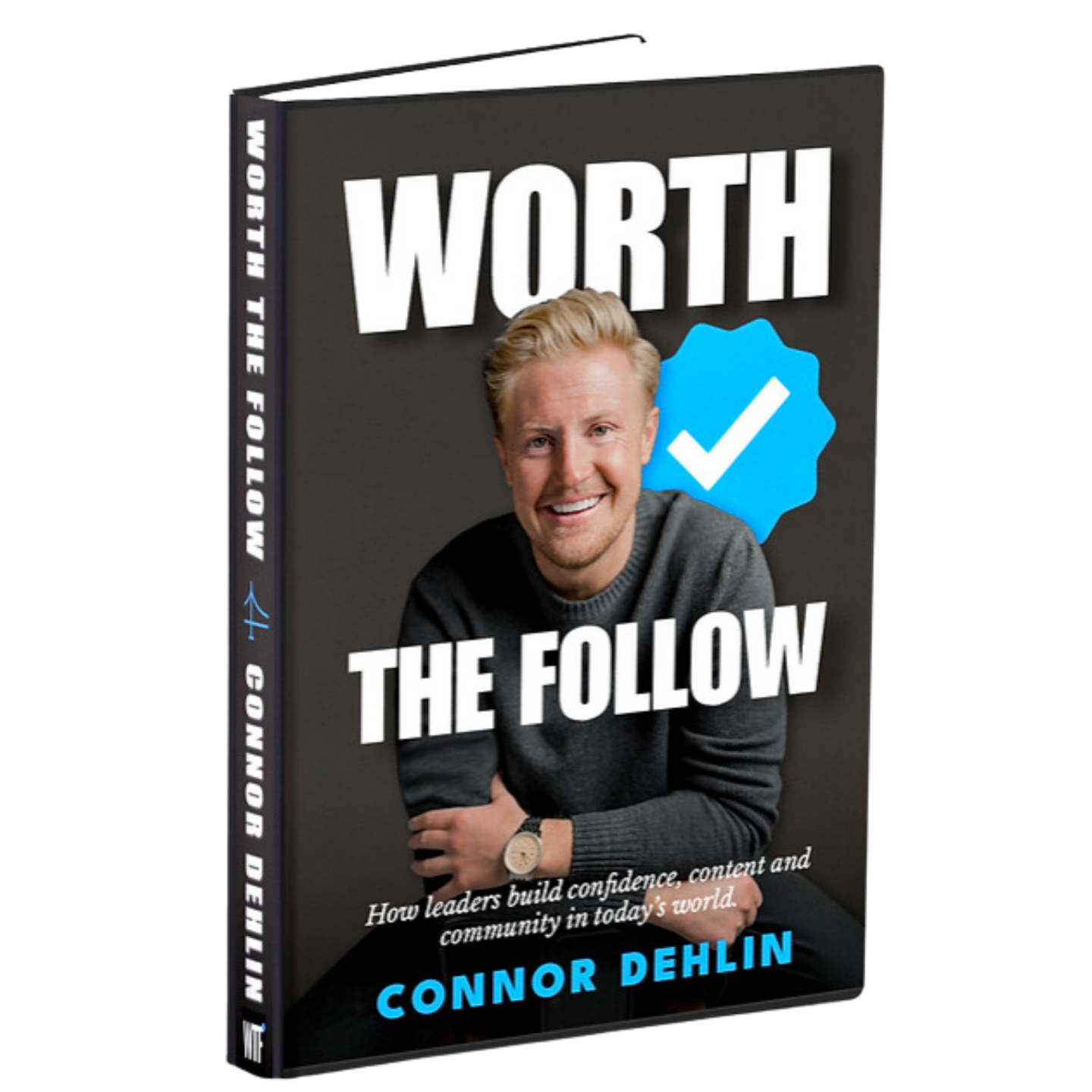 Connor Dehlin speaking about his book "Worth the Follow."