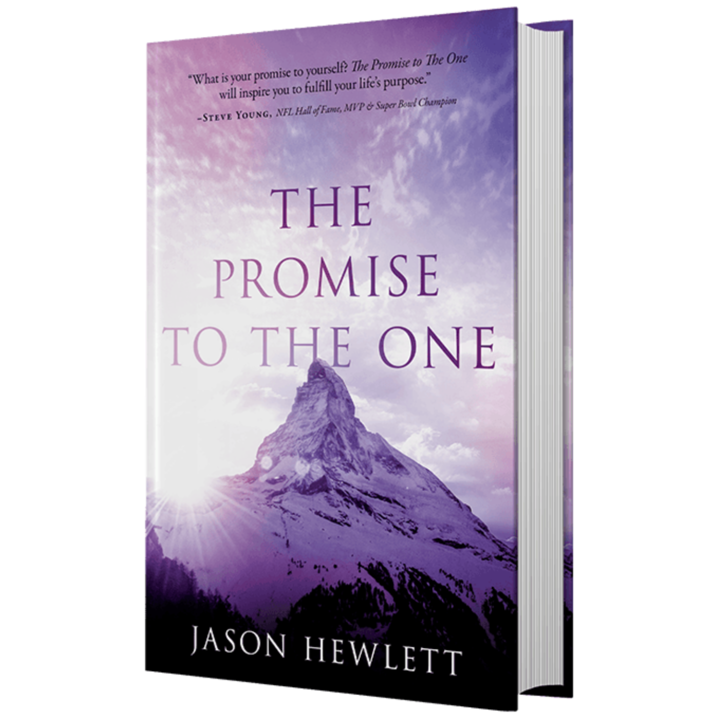 Jason Hewlett promoting his book "The Promise To The One."