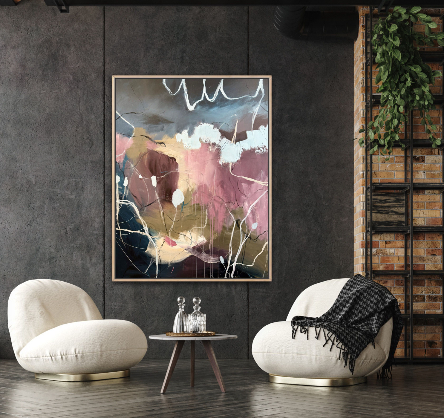 Cathy Mevik maler abstrakt