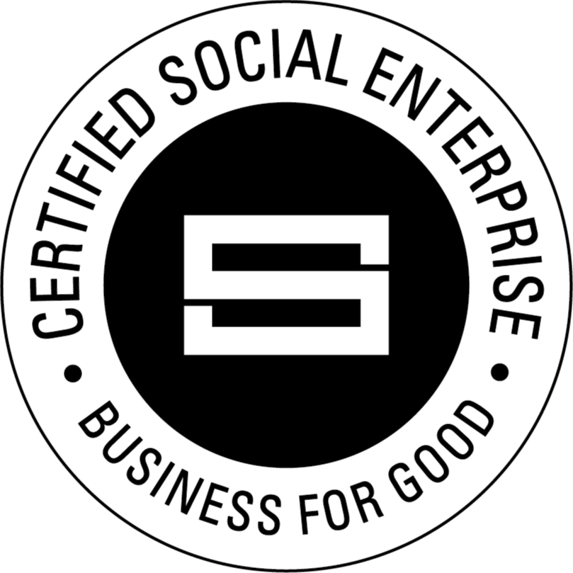 Certified social enterprise - business for good - logo