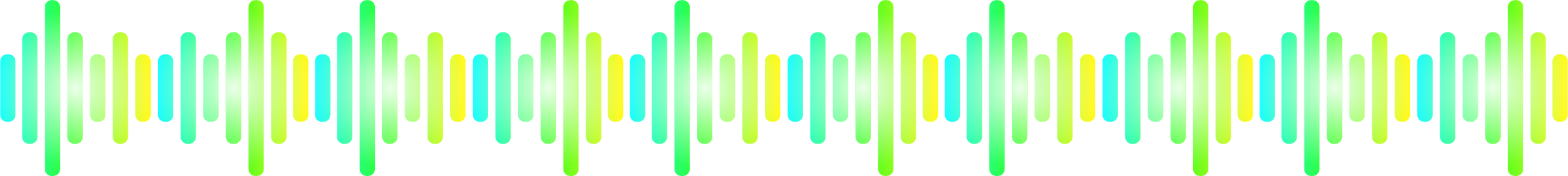 The Differing Minds logo of a sound wave in the full spectrum colour multiple times together that stretches across the screen