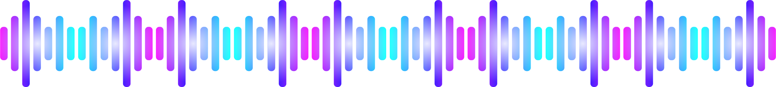 The Differing Minds logo of a sound wave in the full spectrum colour multiple times together that stretches across the screen