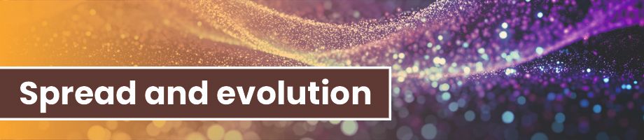 Spread and evolution of house dance