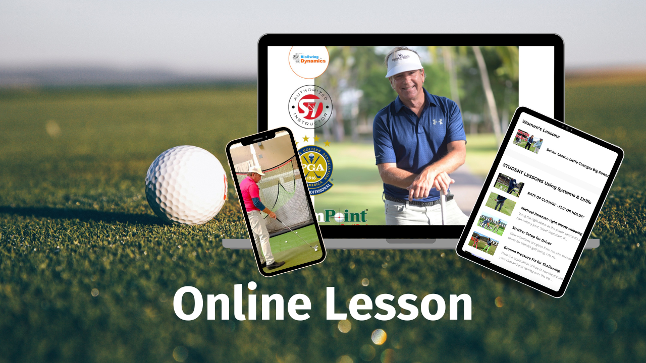 Online Lesson Our Online Lesson Program helps golfers identify their individual challenges and provides tailored solutions. Paul Gorman is available to you for online instructions as a supplement to your courses.