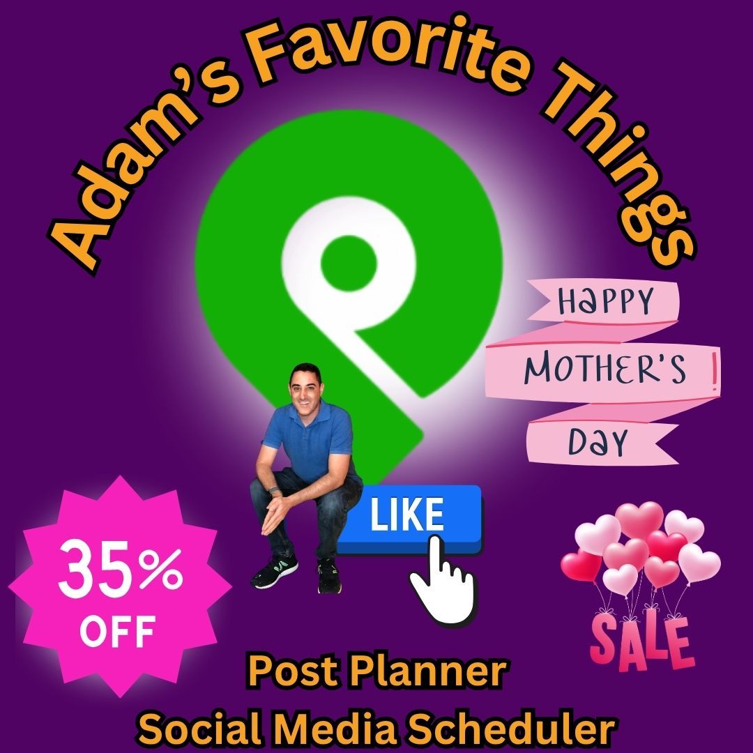 Adam's Favorite Things - Post Planner - Official Social Media Scheduler of Call Me Adam - Sign Up Here
