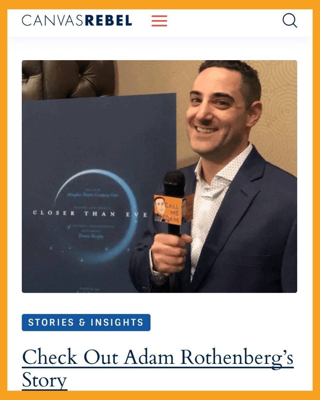 Bold Journey - An Inspired Chat with Adam Rothenberg of Manhattan