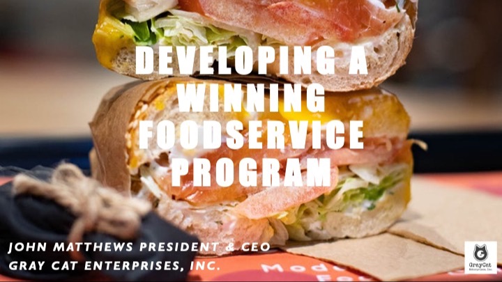 Foodservice Management Course Online