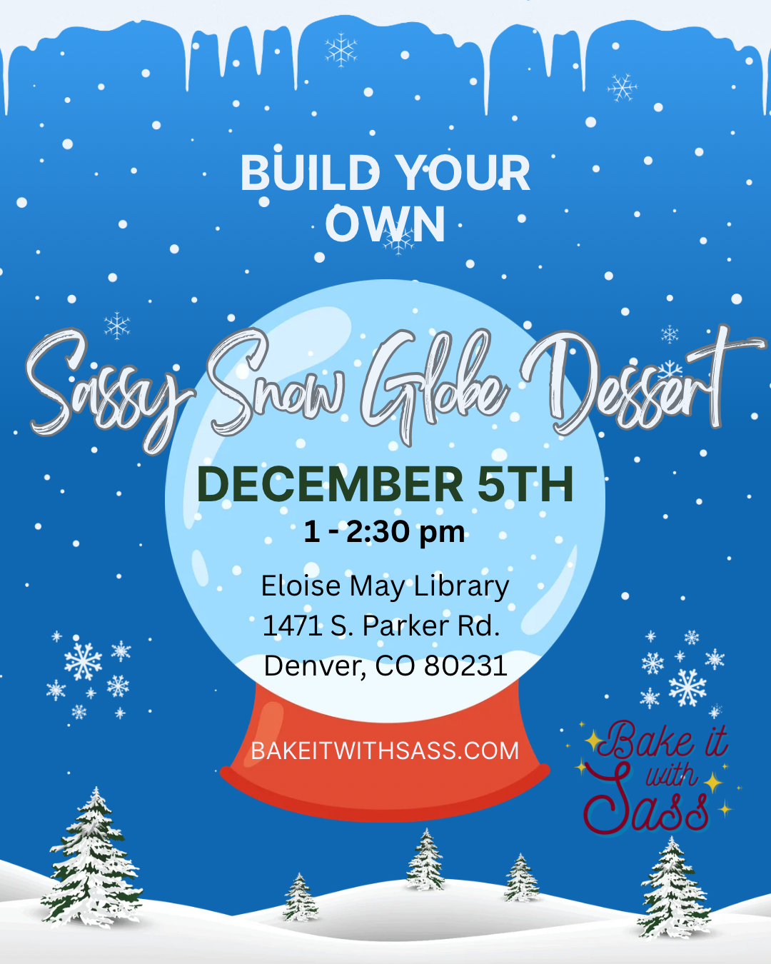Sassy Snow Globe Dessert