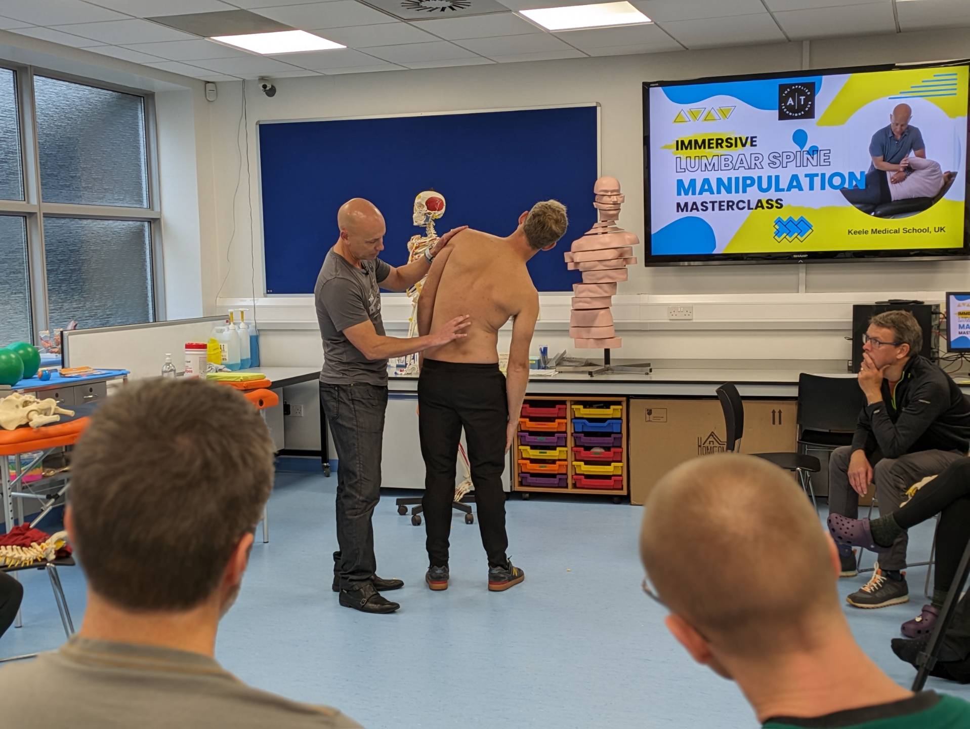 Jamie teaching A. T. Still University