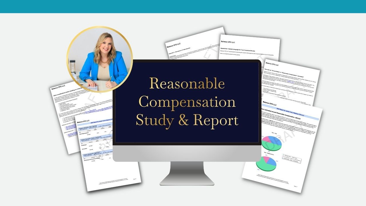 Human resources Reasonable Compensation Report for S Corp Owners