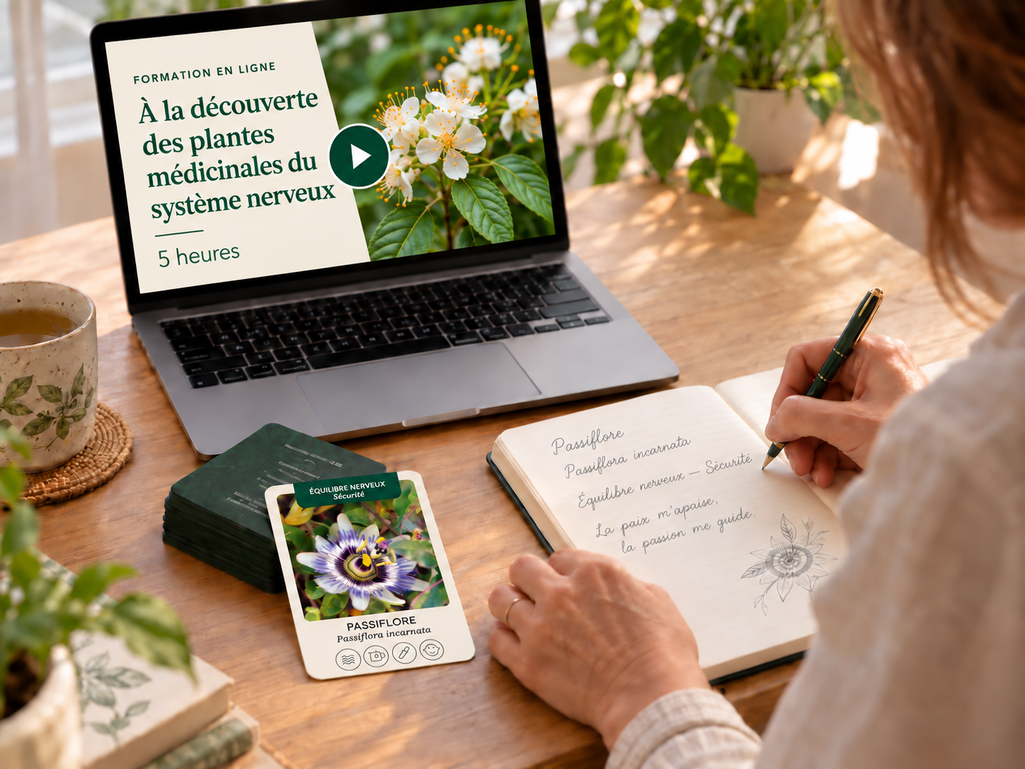 Coffret du jeu Plantes nervines et adaptogènes