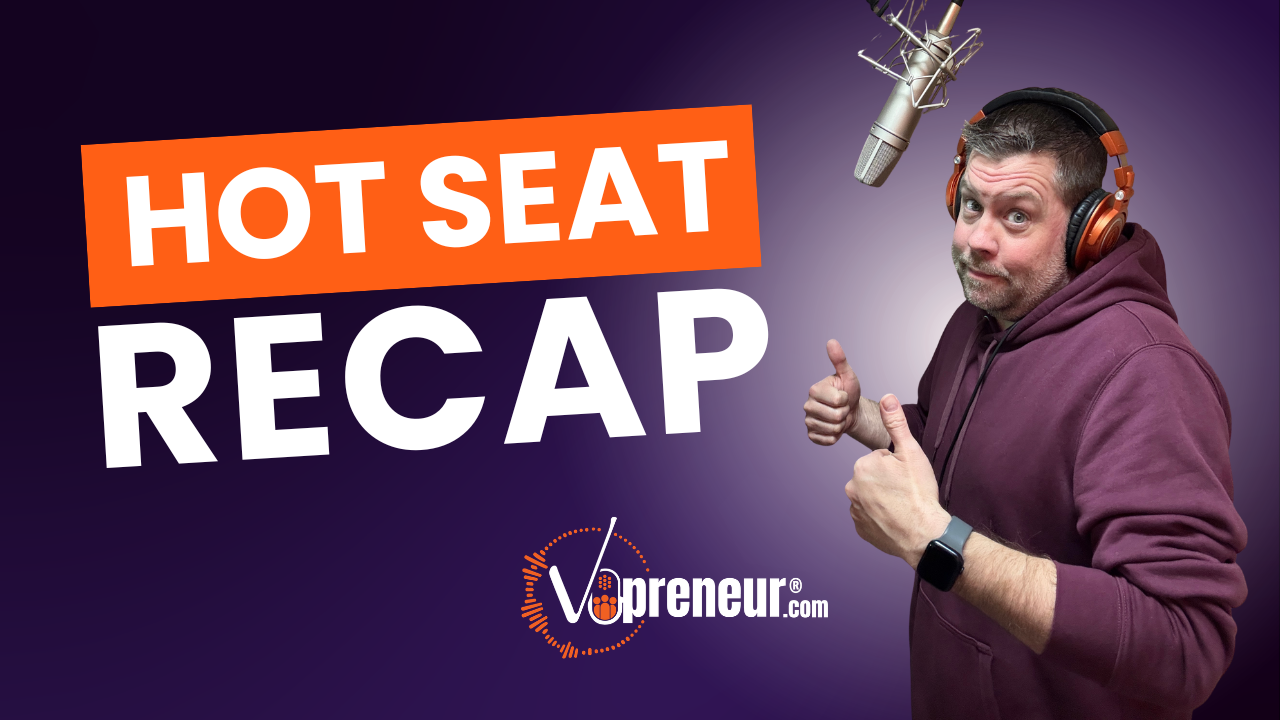 Hugh Klitzke Open Studio Recap, Voice123 Top 20%, and 2026 Marketing Trends (VO Q&A)