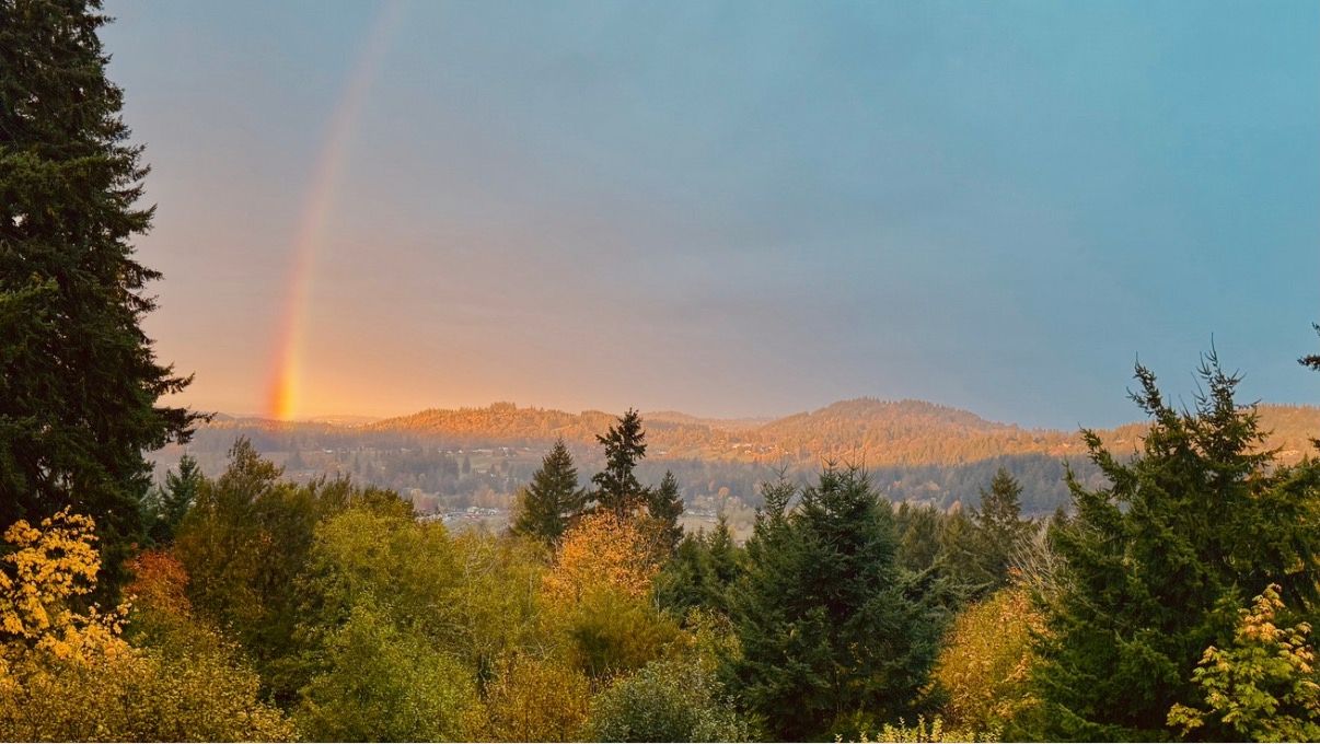 John and Denise Hughes with George Barselaar
