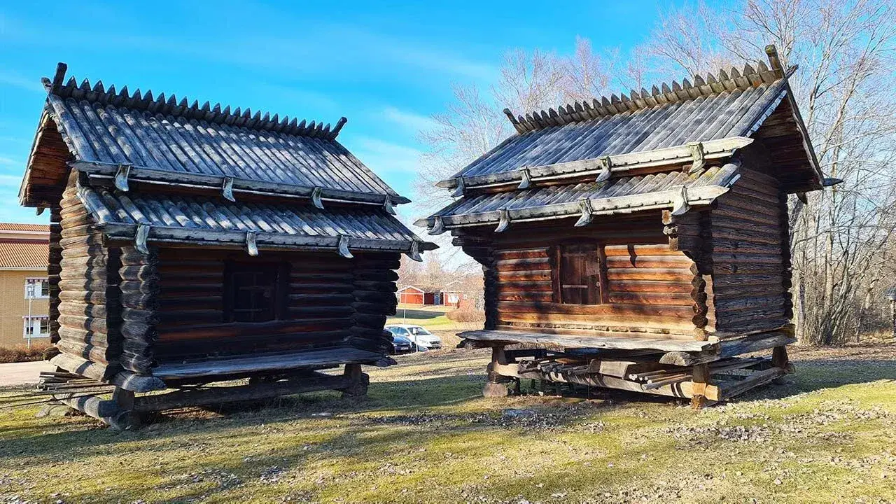 Historical wooden buildings