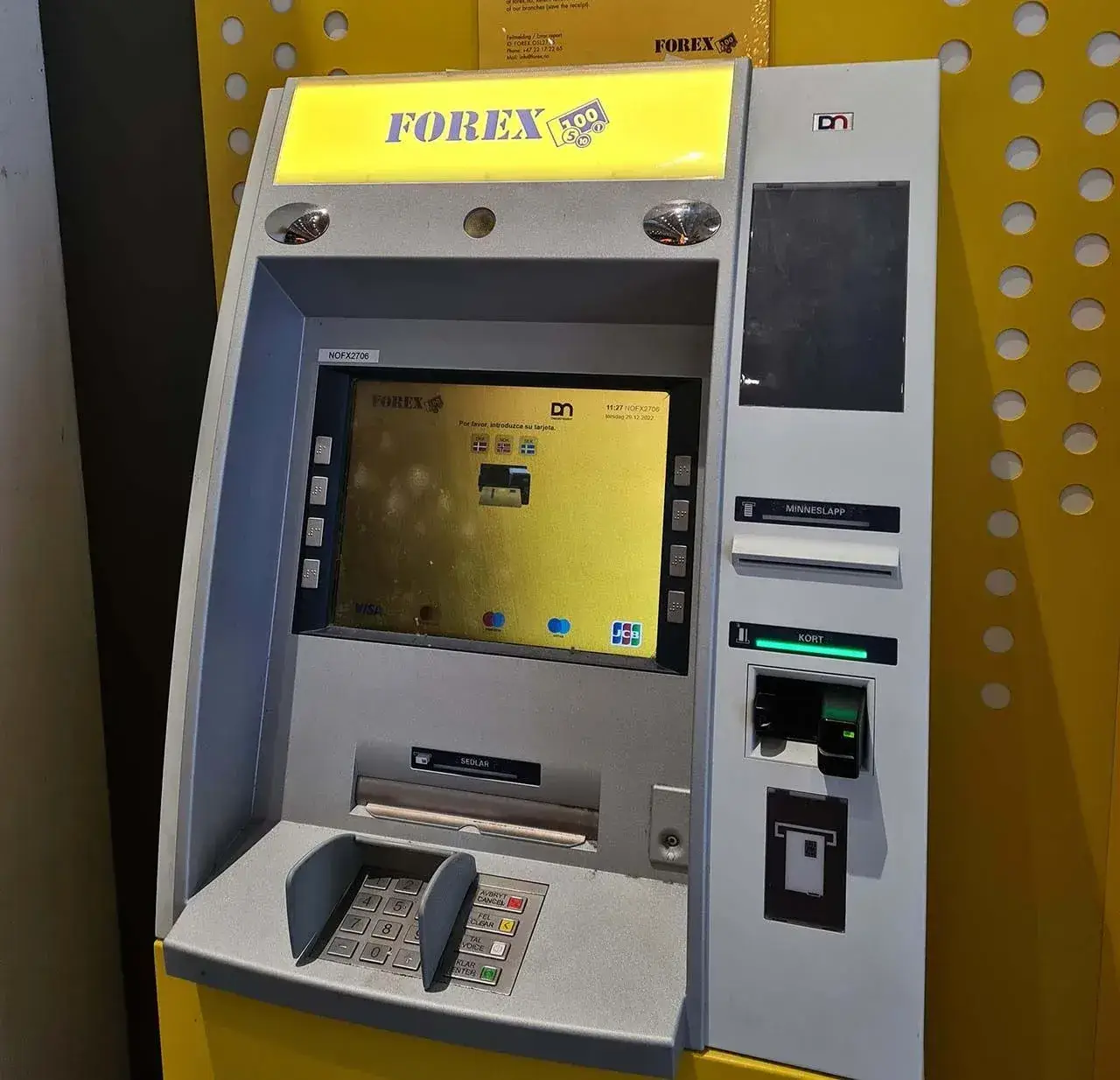 Swedish exchange machine