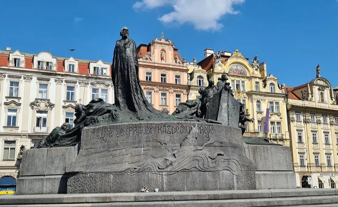 Jan Hus memorial Prague