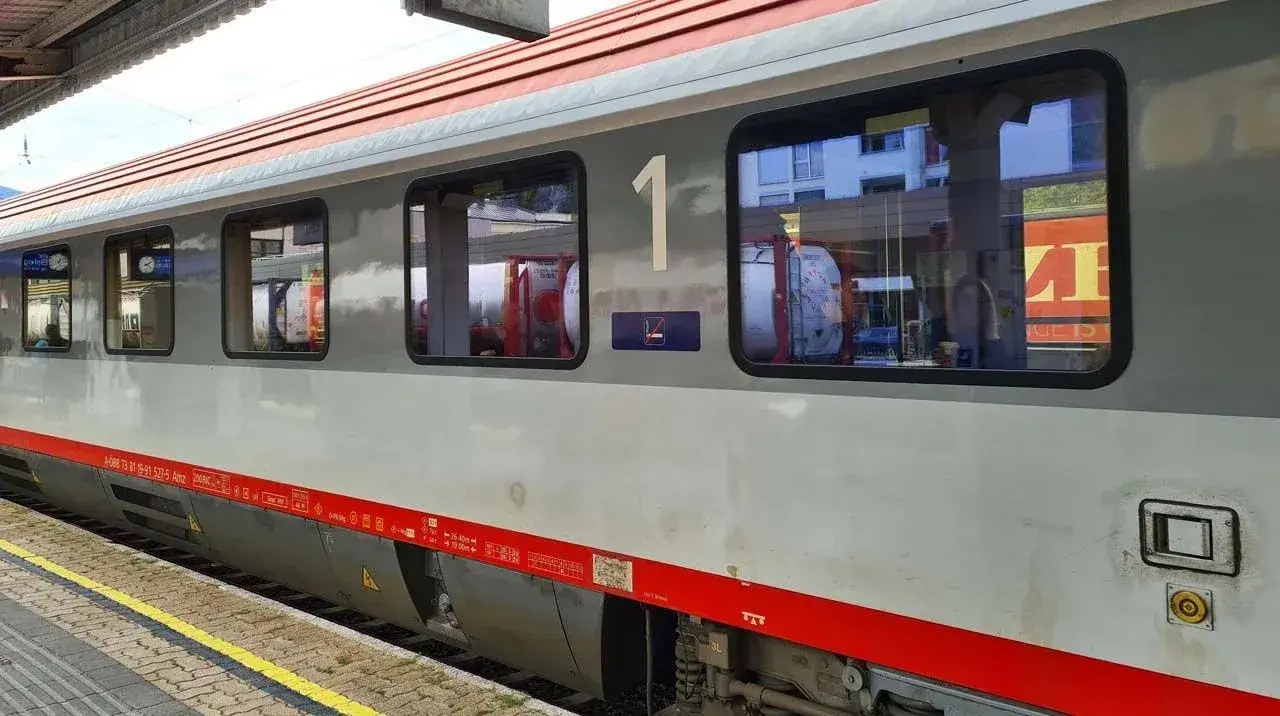 Austrian ÖBB first class train